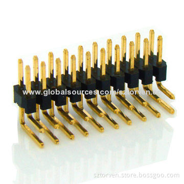 Pin Header, 2.0mm Pitch, Dual-row, Right Angle DIP Type
